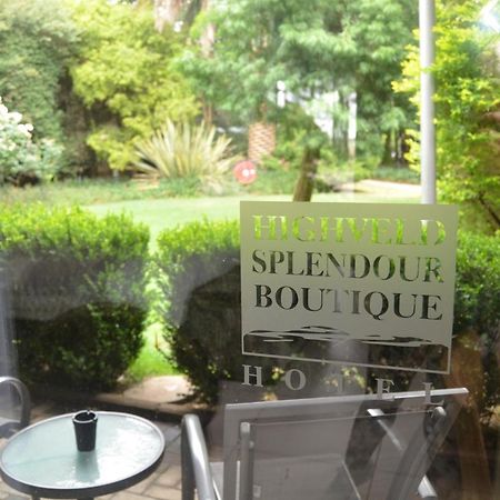 Highveld Splendour Boutique Bed And Breakfast Ermelo Exterior foto